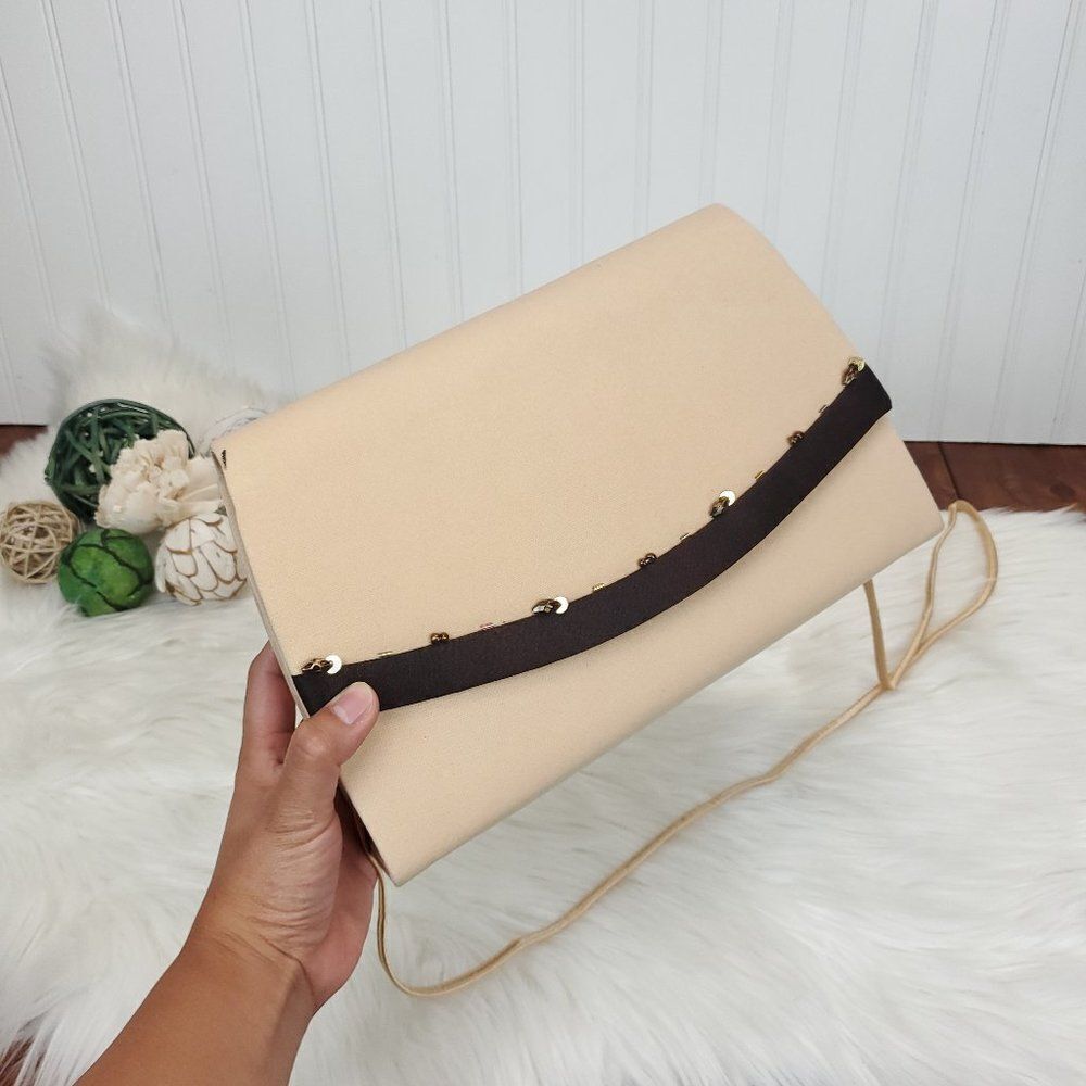 Vintage Midnight Velvet Polyester Crossbody Bag - Picture 6 of 16